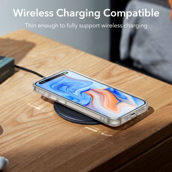 ESR iPhone 15 Deksel Project Zero Transparent