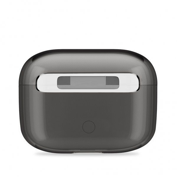 holdit AirPods Pro/AirPods Pro 2 Deksel Seethru Svart