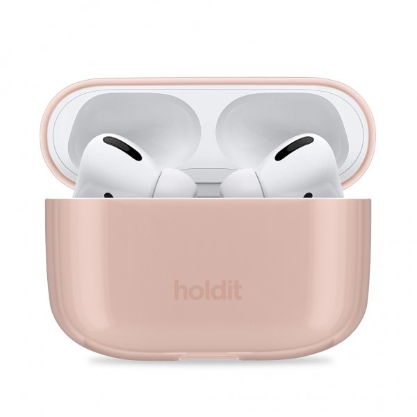 holdit AirPods Pro/AirPods Pro 2 Deksel Seethru Blush Pink