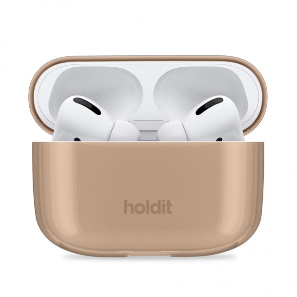 holdit AirPods Pro/AirPods Pro 2 Deksel Seethru Dark Brown
