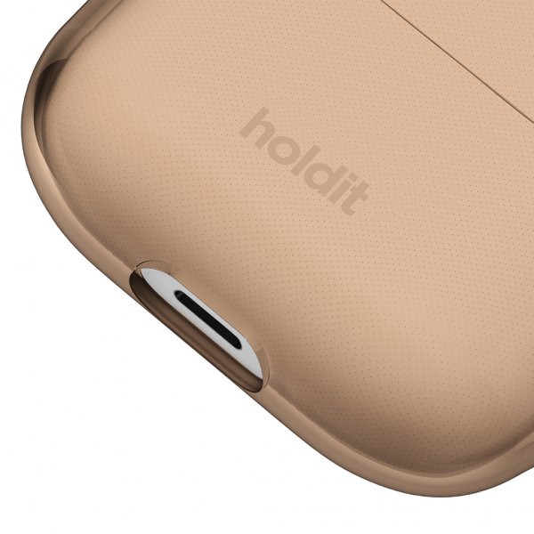 holdit AirPods Pro/AirPods Pro 2 Deksel Seethru Dark Brown
