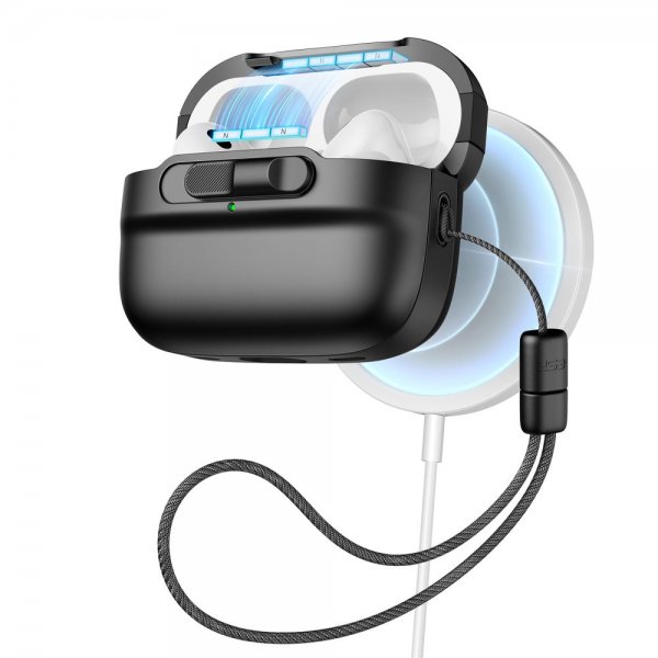 ESR AirPods Pro/AirPods Pro 2 Deksel Pulse FlickLock HaloLock Svart