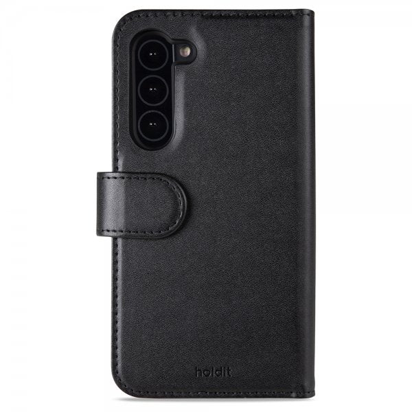 holdit Samsung Galaxy S23 Plus Etui Wallet Case Magnet Svart