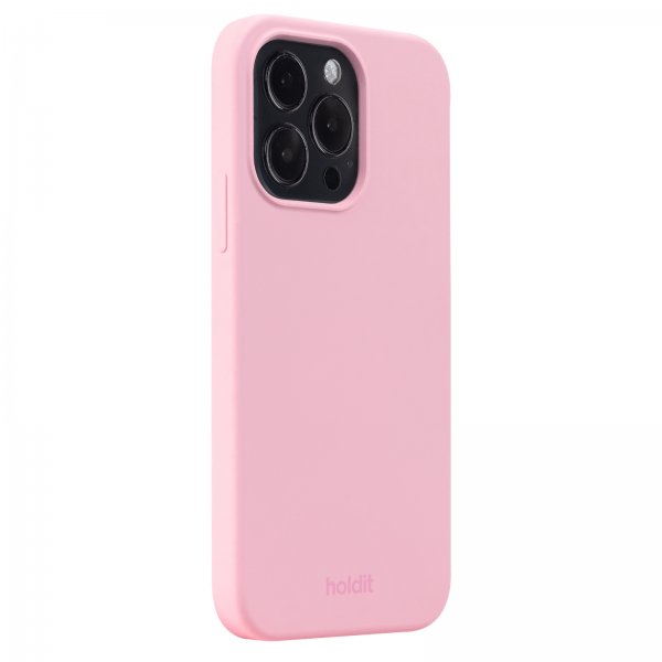 holdit iPhone 14 Pro Deksel Silikon Rosa