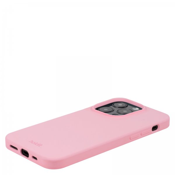 holdit iPhone 14 Pro Deksel Silikon Rosa