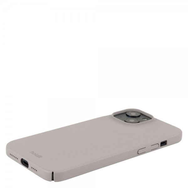 holdit iPhone 15 Plus Deksel Slim Case Taupe