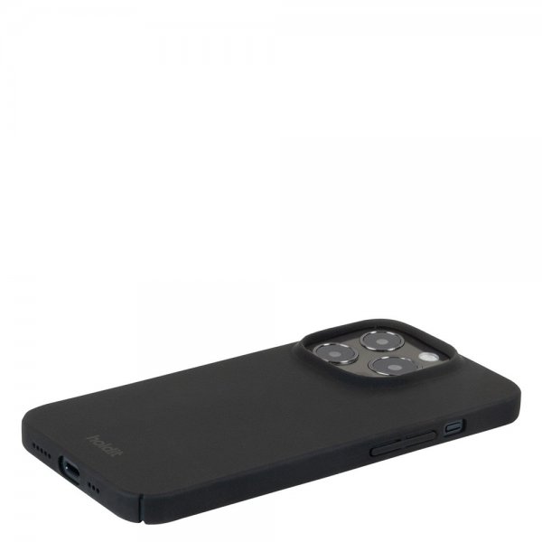 holdit iPhone 15 Pro Deksel Slim Case Svart