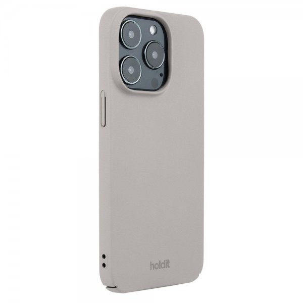 holdit iPhone 15 Pro Deksel Slim Case Taupe