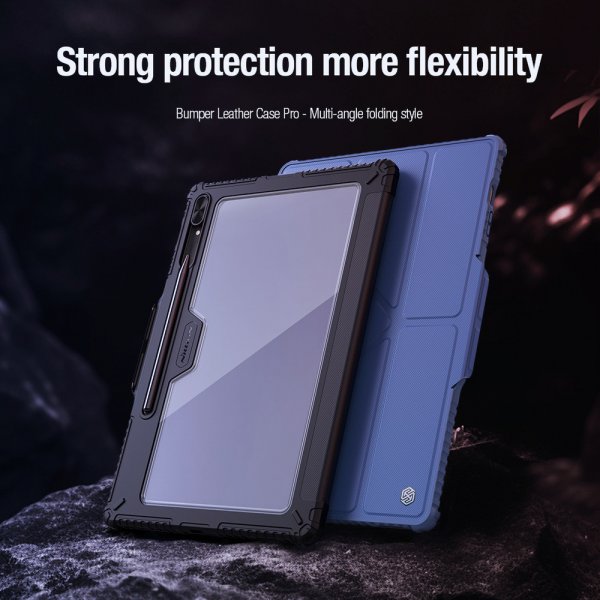 Nillkin Samsung Galaxy Tab S9 Plus/S10 Plus Etui Bumper Leather Case Pro Svart