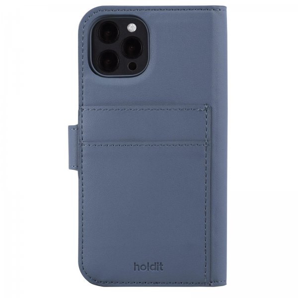 holdit iPhone 12/iPhone 12 Pro Etui Wallet Case Magnet Plus Pacific Blue