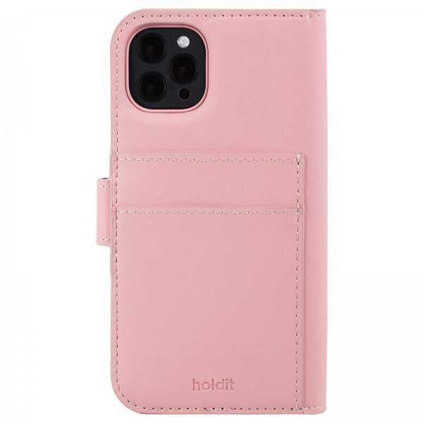 holdit iPhone 12/iPhone 12 Pro Etui Wallet Case Magnet Plus Rosa
