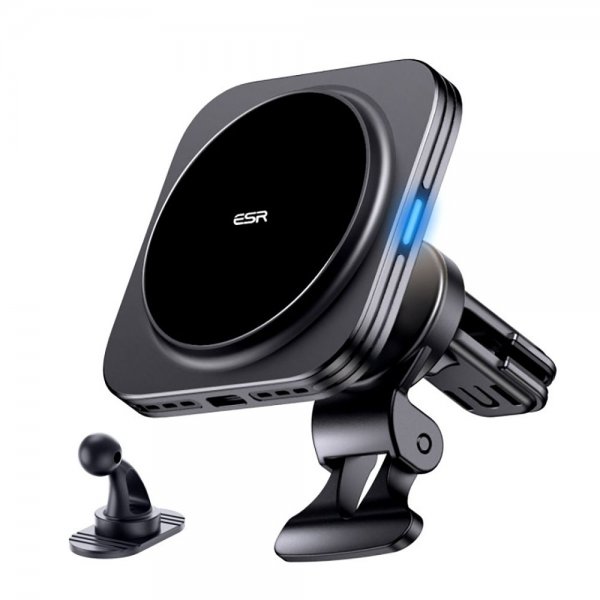 ESR Mobilholder til bil Qi2 Wireless Car Charger CryoBoost HaloLock Svart