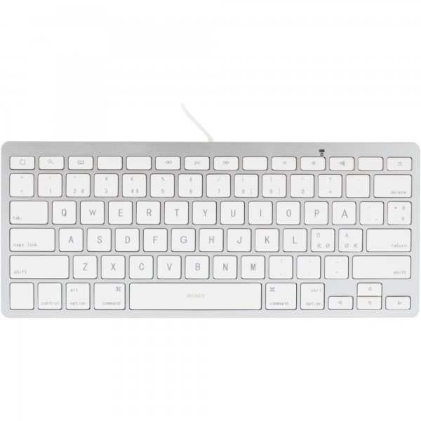 Deltaco Tastatur Trådat Lightning 0.4m