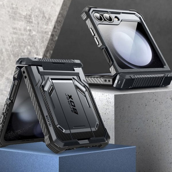 Supcase Samsung Galaxy Z Flip 6 Deksel ArmorBox Svart