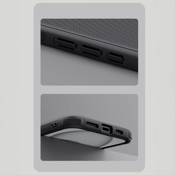 Nillkin iPhone 16 Deksel Super Frosted Shield Pro Svart