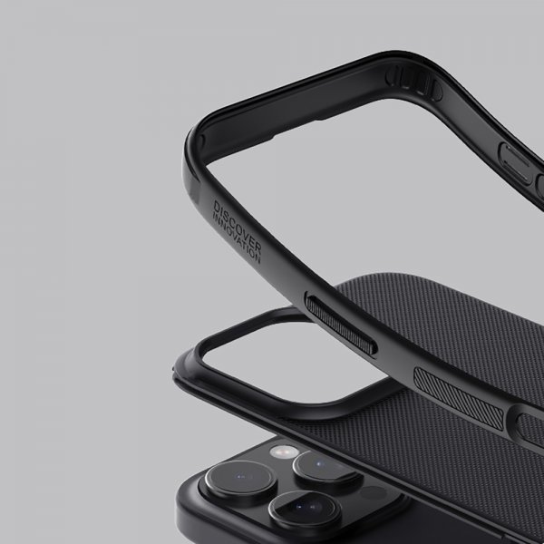 Nillkin iPhone 16 Pro Deksel Super Frosted Shield Pro Svart