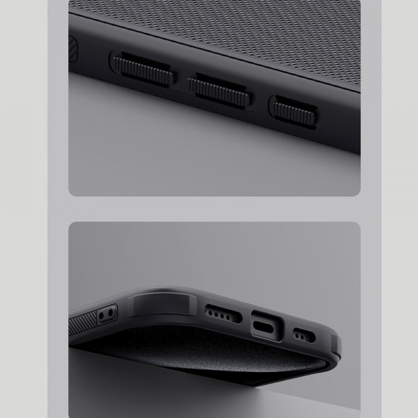 Nillkin iPhone 16 Pro Deksel Super Frosted Shield Pro Svart