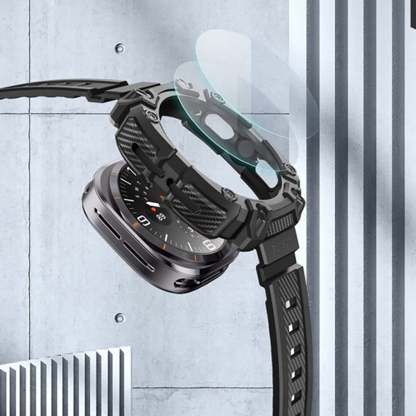 Supcase Samsung Galaxy Watch Ultra 47mm Armbånd ArmorBox Svart