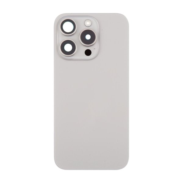iPhone 16 Pro Max Baksideglass Komplett OEM - Naturlig titan