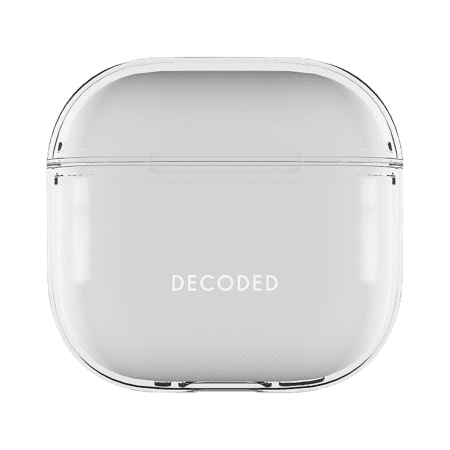 Decoded AirPods 4 Deksel Silicone AirCase Transparent