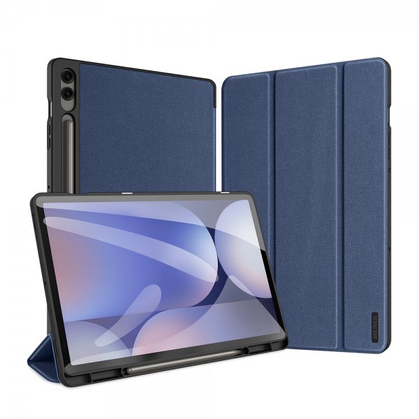 Dux Ducis Samsung Galaxy Tab S9 Plus/S9 FE Plus/S10 Plus Etui Domo Series Blå