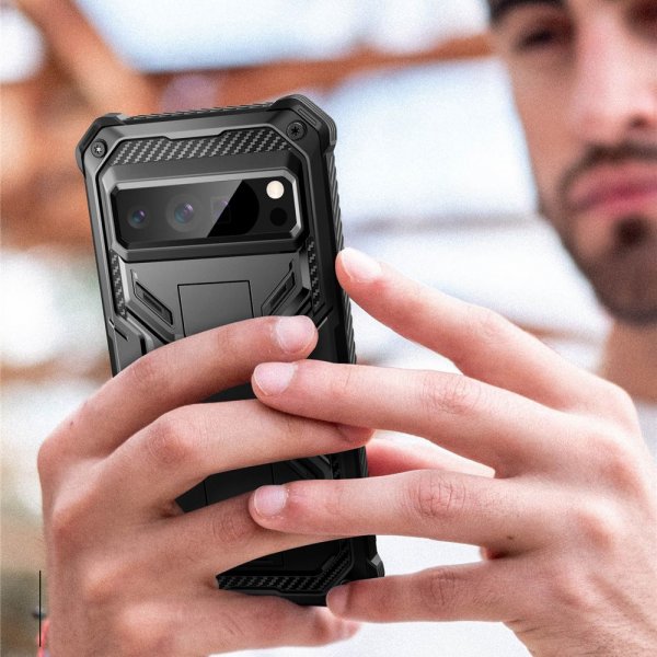 Supcase Google Pixel 9/Pixel 9 Pro Deksel ArmorBox Svart
