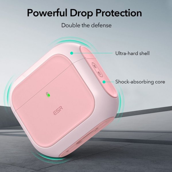 ESR AirPods 4 Deksel Orbit Hybrid HaloLock Rosa