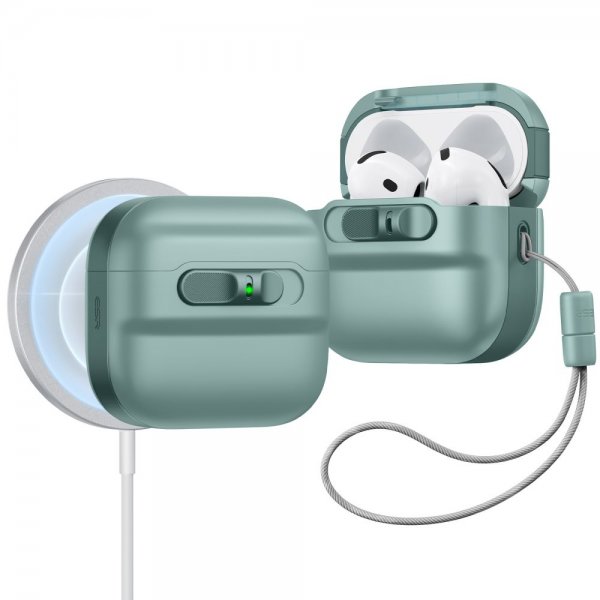 ESR AirPods 4 Deksel Pulse FlickLock HaloLock Grønn