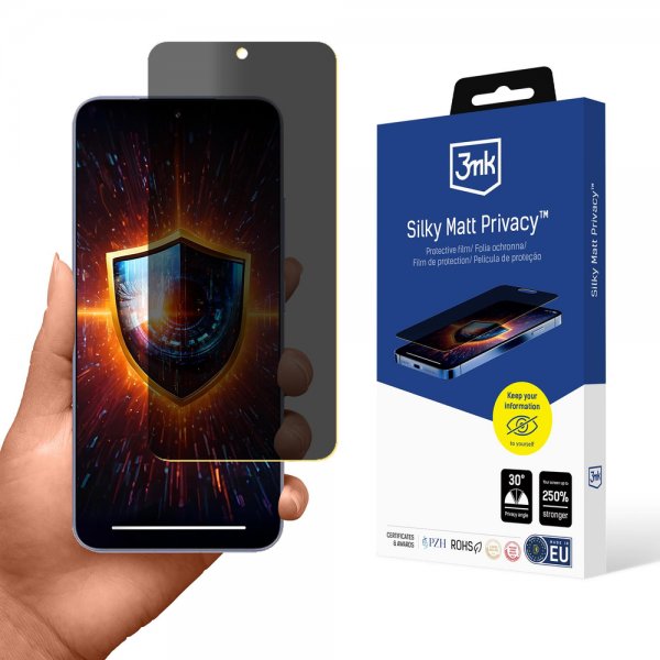 3mk Xiaomi 15 Skjermbeskytter Silky Matt Privacy