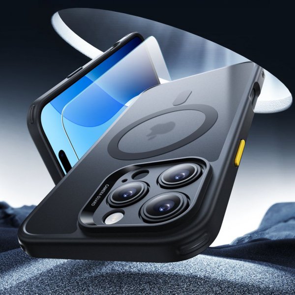 ESR iPhone 16 Pro Deksel og Skjermbeskytter Classic Hybrid Pro Set Svart
