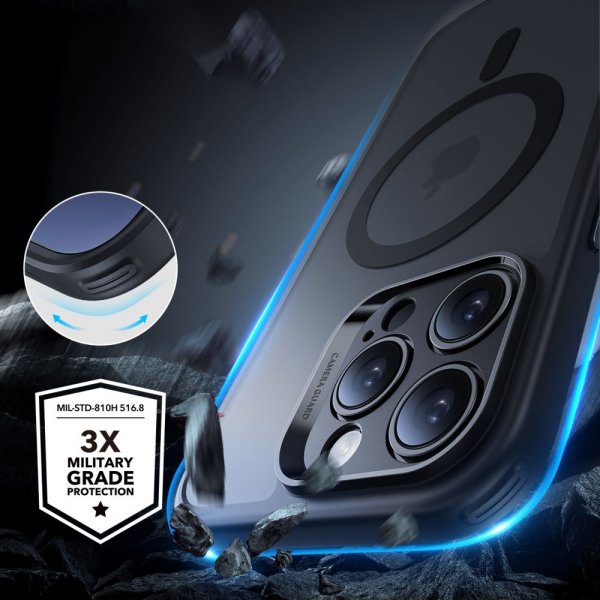 ESR iPhone 16 Pro Deksel og Skjermbeskytter Classic Hybrid Pro Set Svart