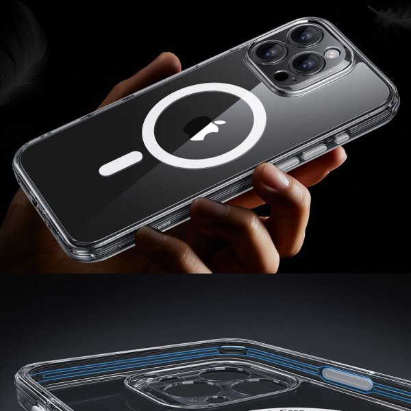 ESR iPhone 16 Pro Max Deksel og Skjermbeskytter Classic Hybrid Pro Set Transparent