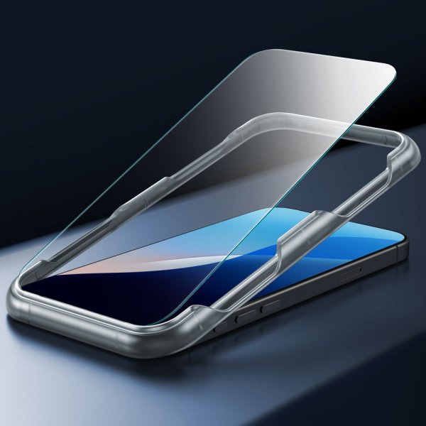 ESR iPhone 16 Deksel og Skjermbeskytter Classic Hybrid Pro Set Svart