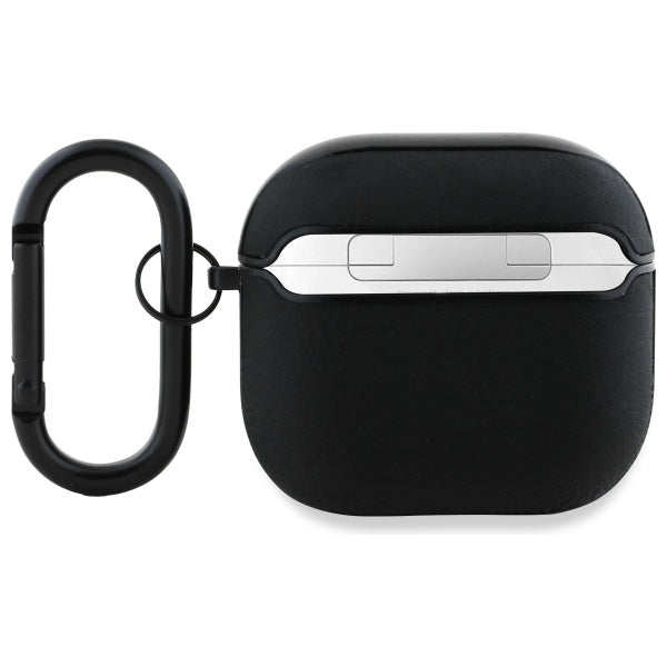 BMW AirPods 4 Deksel Ekte Skinn Svart