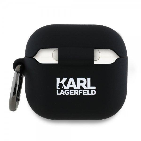Karl Lagerfeld AirPods 4 Deksel Choupette 3D Svart