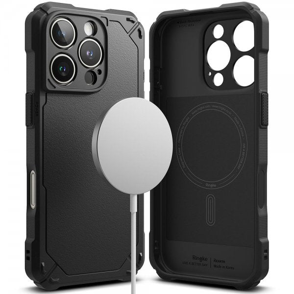 Ringke iPhone 16 Pro Max Deksel Rugged Gear Magnetic Svart