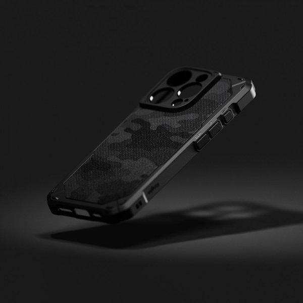 Ringke iPhone 16 Pro Deksel Rugged Gear Magnetic Svart