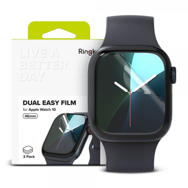 Ringke Watch 46mm Skjermbeskytter Dual Easy Film 3-pack