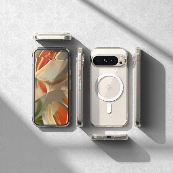 Ringke Google Pixel 9/Pixel 9 Pro Deksel Fusion Magnetic Transparent
