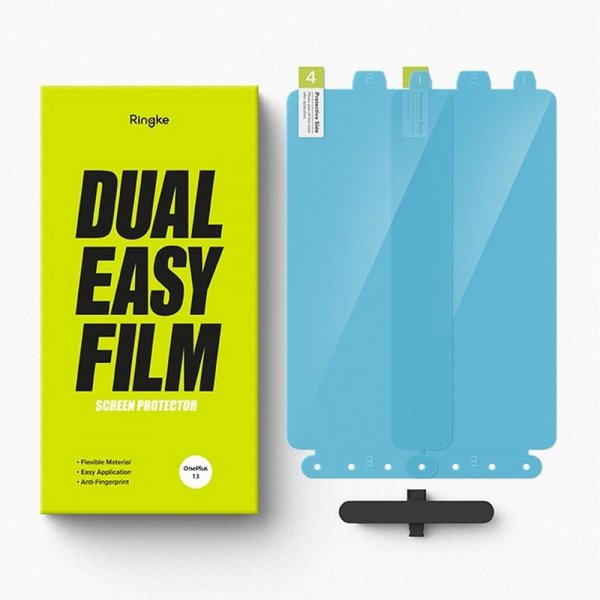 Ringke OnePlus 13 Skjermbeskytter Dual Easy Film 2-pakning