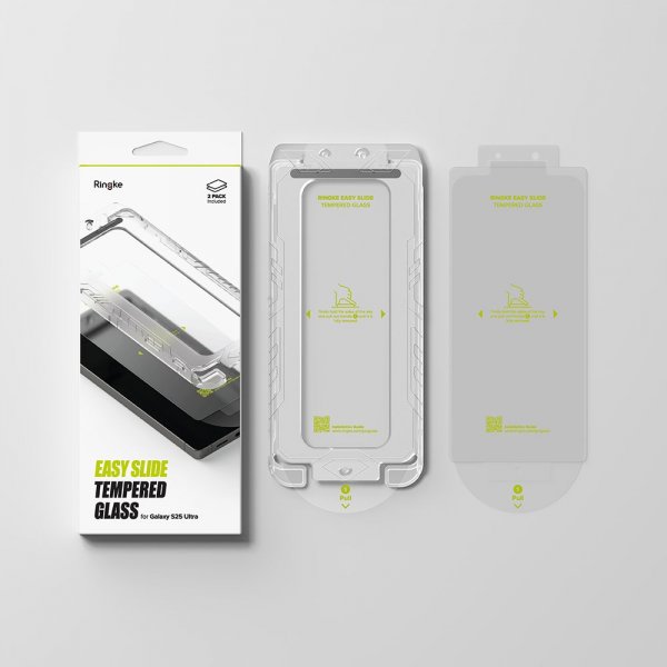 Ringke Samsung Galaxy S25 Ultra Skjermbeskytter Easy Slide 2-pakning