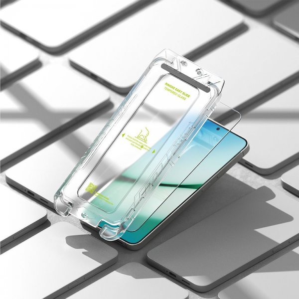 Ringke Samsung Galaxy S25 Plus Skjermbeskytter Easy Slide 2-pakning