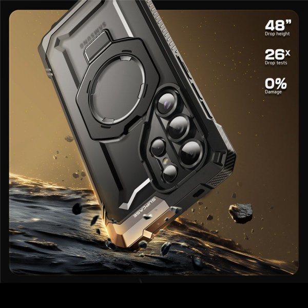 Supcase Samsung Galaxy S25 Ultra Deksel UB Grip MagSafe Svart