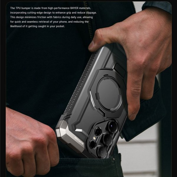 Supcase Samsung Galaxy S25 Ultra Deksel UB Grip MagSafe Svart