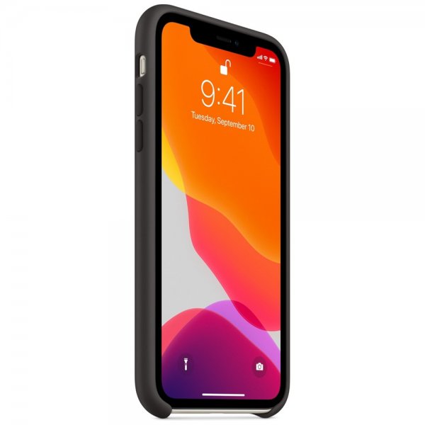 Apple Original iPhone 11 Deksel Silicone Case Svart