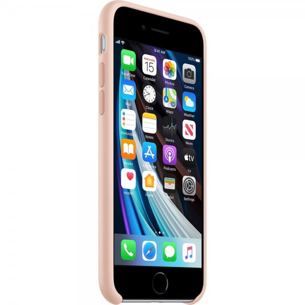 Apple Original iPhone 7/8/SE Deksel Silicone Case Pink Sand