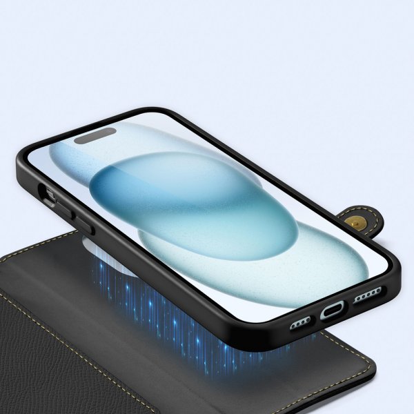 Dux Ducis iPhone 15 Etui 2-in-1 Lawa Series MagSafe Svart