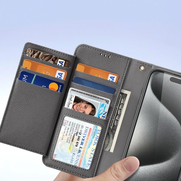 Dux Ducis iPhone 15 Pro Etui 2-in-1 Lawa Series MagSafe Grå