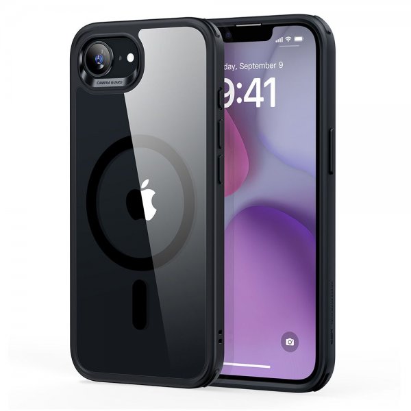 ESR iPhone 16e/17e Deksel Classic Hybrid HaloLock Svart