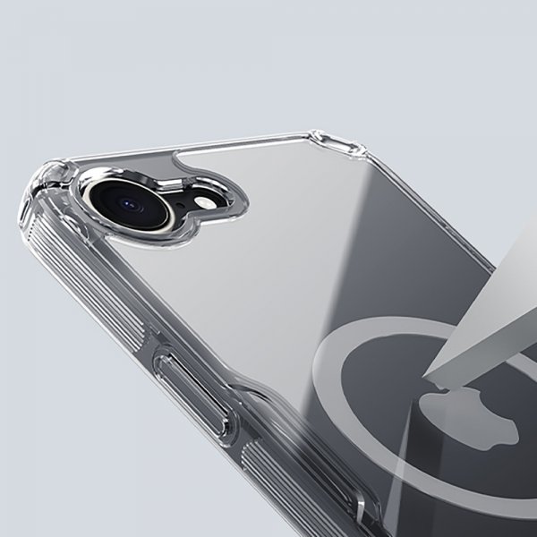 Nillkin iPhone 16e/17e Deksel Nature Pro Series MagSafe Transparent